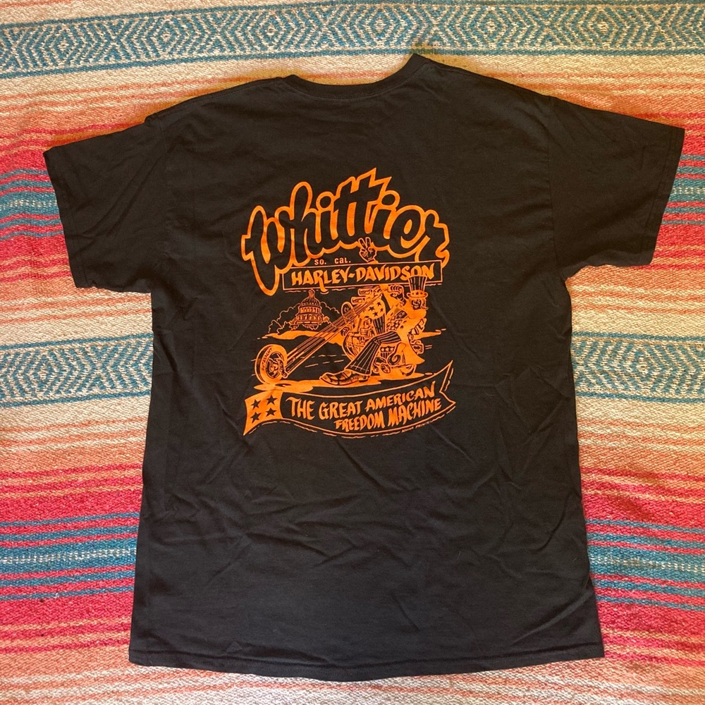 SOLD Mens Whittier Harley-Davison Tee
